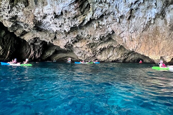 Kayak Javea Guided Cala Granadella, llop marí cave, cala en caló - Starting at Cala Granadella near Jávea