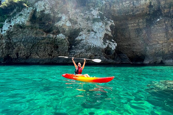 Kayak Paradise: Cala Portixol Snorkel, Cave & Cliff Jumping Tour - Key points to know before you book