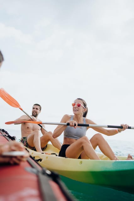 Kayak rental in the Marina of Valencia - The 10-minute safety talk before launch