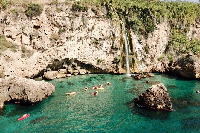 Kayak Route Cliffs of Nerja and Maro - Cascada de Maro - Swimming and looking below the surface