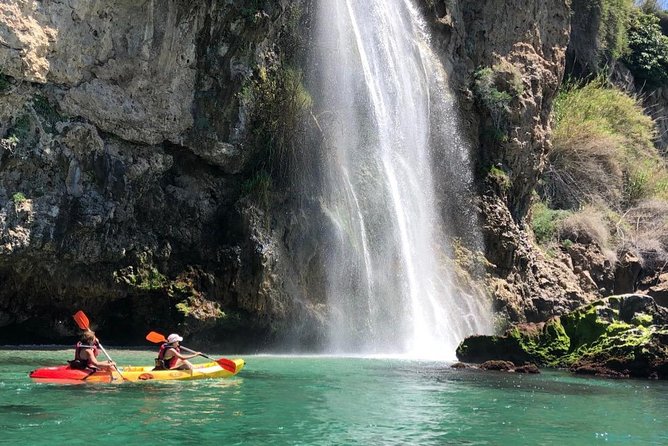 Kayak Route Cliffs of Nerja and Maro - Cascada de Maro - Sea Wolf Cave and the first stretch of cliffs
