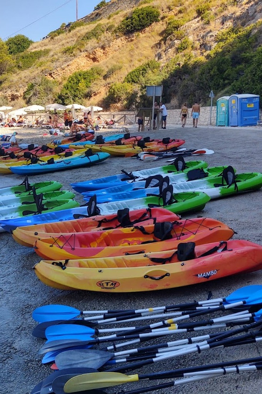 kayak route in granadella javea cave llop marí,cala en caló - Key points to know before booking
