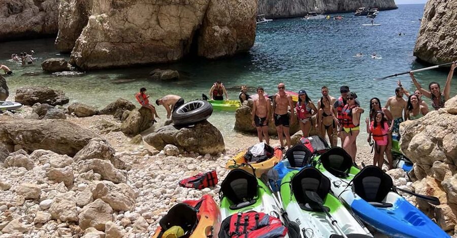 kayak route in granadella javea cave llop marí,cala en caló - Is $53 a fair price?