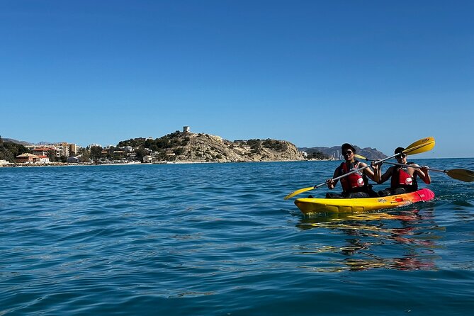 Kayak routes through the Coves of Villajoyosa - What the $48.06 price really covers