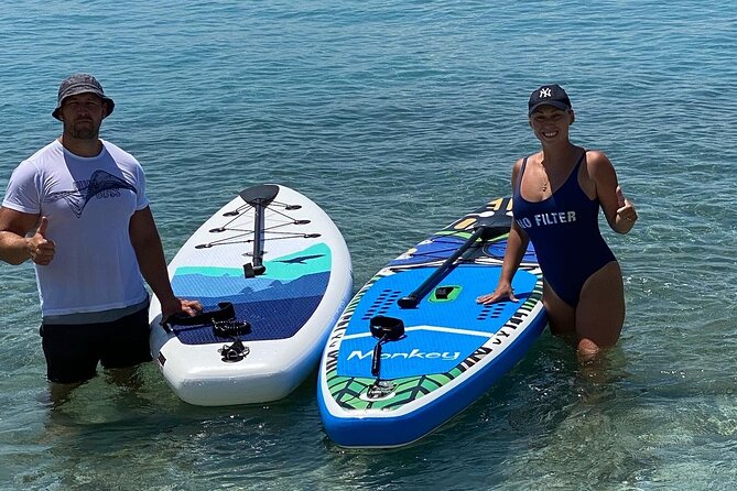Kayak Sup Tours Lukova Caves - Kroreza - The first paddle from Lukova Beach