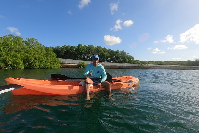 Kayak Tour at Mangel Halto and Spanish Lagoon - Entering Spanish Lagoon by Kayak