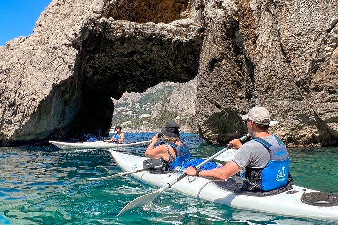 Kayak tour in Capri between caves and beaches. Photos included. - Price, timing, and what you get