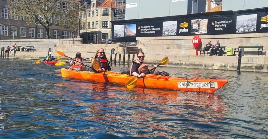 Kayak Tour in Copenhagen Harbor - June, July and August - Børsen, C.F. Tietgens Hus, and the old waterfront