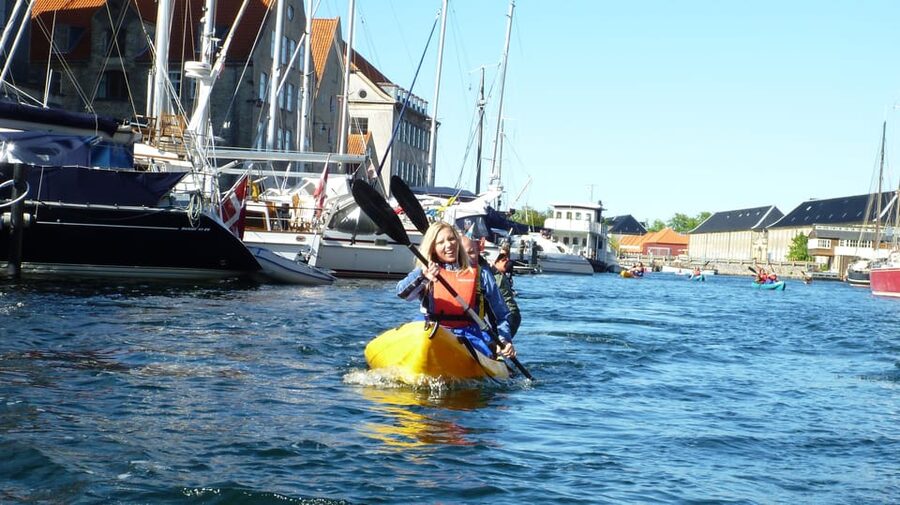 Kayak Tour in Copenhagen Harbor - June, July and August - The Royal Library and modern Copenhagen