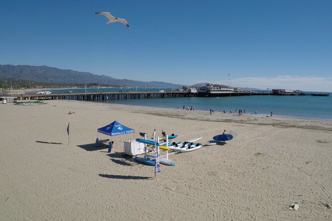 Kayak Tour of Santa Barbara with Experienced Guide - West Beach and the piers from sea level