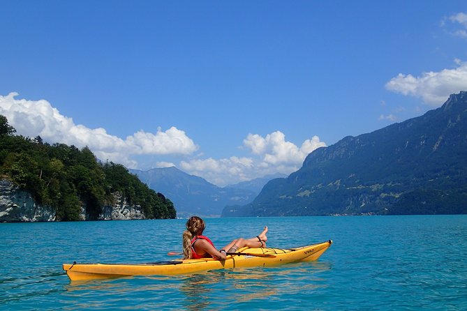 Kayak Tour of the Turquoise Lake Brienz - Setting out from Bönigen on Lake Brienz