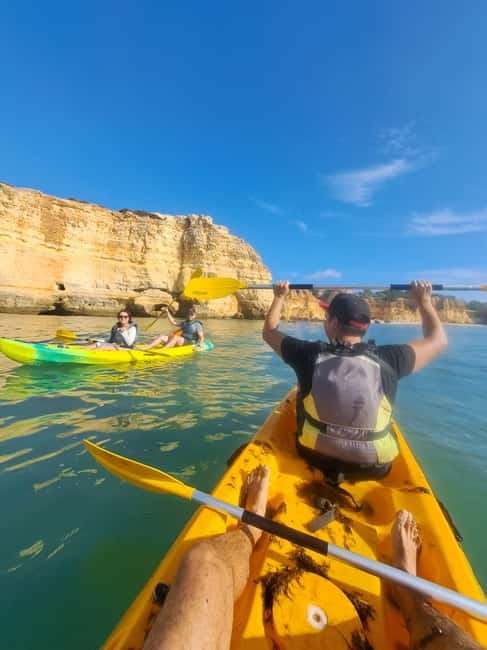 Kayak Tour Unexplored Caves + Benagil Cave - The value of $41 for two hours