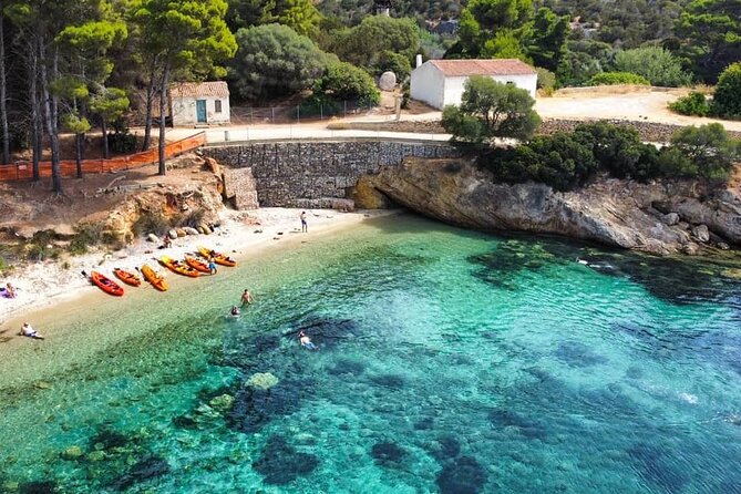 Kayak tour with aperitif and dolphins - Setting Out From Baracconi Beach