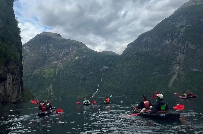 Kayak Tour with Waterfall Views in Geiranger - Paddling Beneath the Mountains