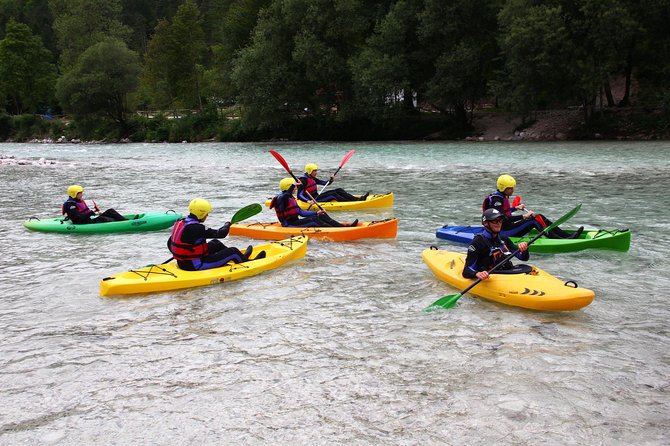 Kayak Trip On Soca River - Mountain views without losing focus on the river