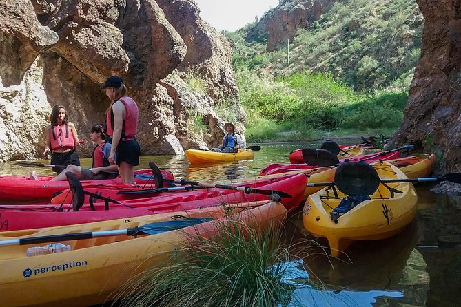 Kayaking 2 Hr Canyon & Cliffside on Saguaro Lake - Meeting at Saguaro Lake Ranch