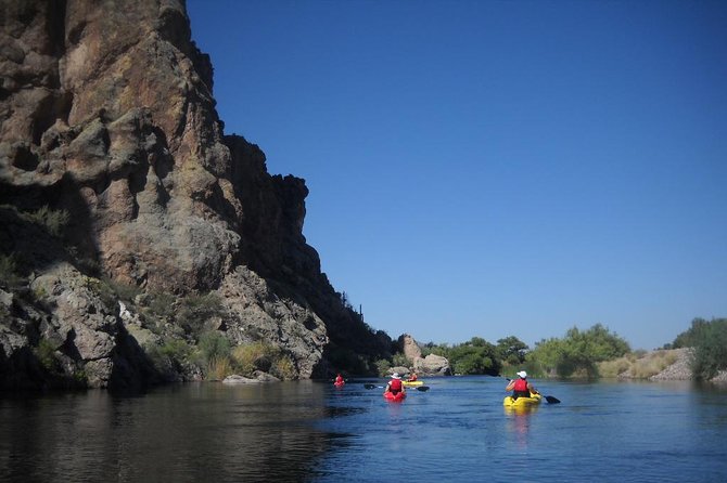 Kayaking 2 Hr Canyon & Cliffside on Saguaro Lake - A short orientation before you paddle away