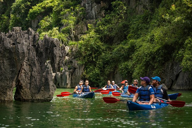 Kayaking at Lan Ha Bay - Paddling through lagoons, caves, and archways