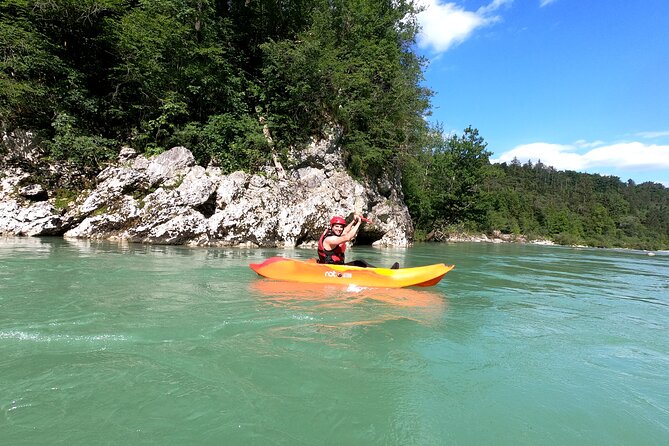 Kayaking in Bled - The calmer finish through the gorge