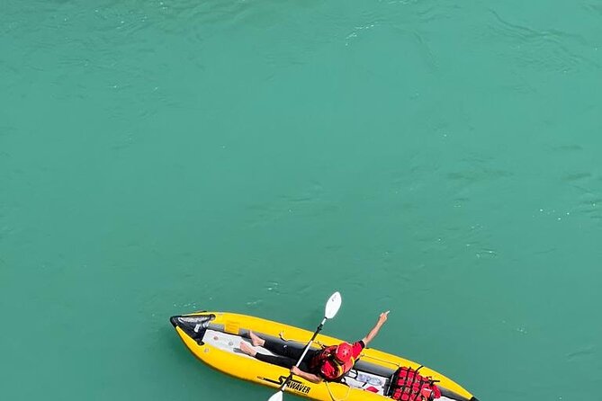 Kayaking in Vjosa River,Albania Kayak Permet,Gjirokaster (ARG) - Group size and the guide’s role