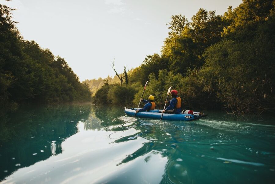 Kayaking Mreznica Waterfalls in Natural Monument - Who will enjoy this most?
