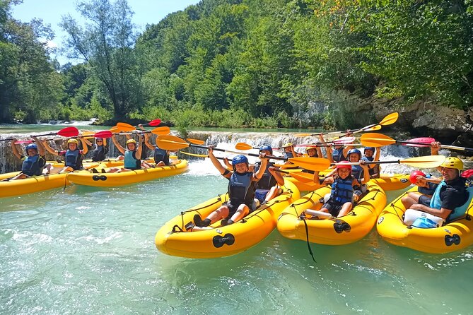 Kayaking on Upper Mreznica River - Slunj, Croatia - The first waterfalls bring the excitement