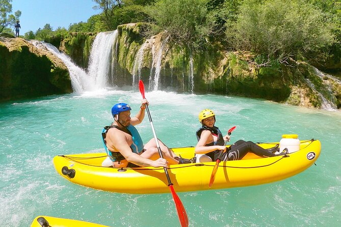 Kayaking on Upper Mreznica River - Slunj, Croatia - Quiet paddling between the drops