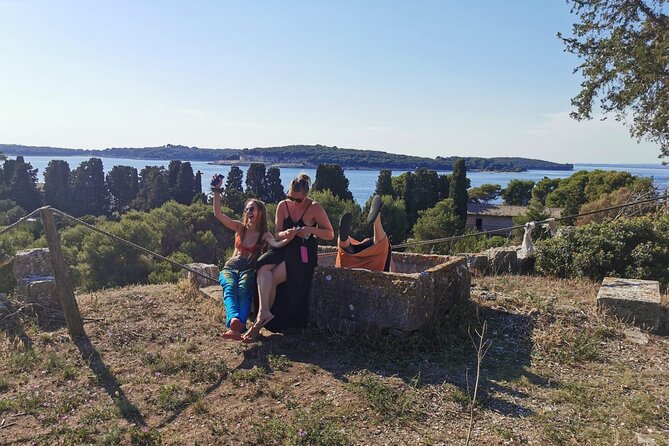 Kayaking to Island Saint Jerolim with snorkeling activitie - Danijel’s Lighthouse and recycled-material creations