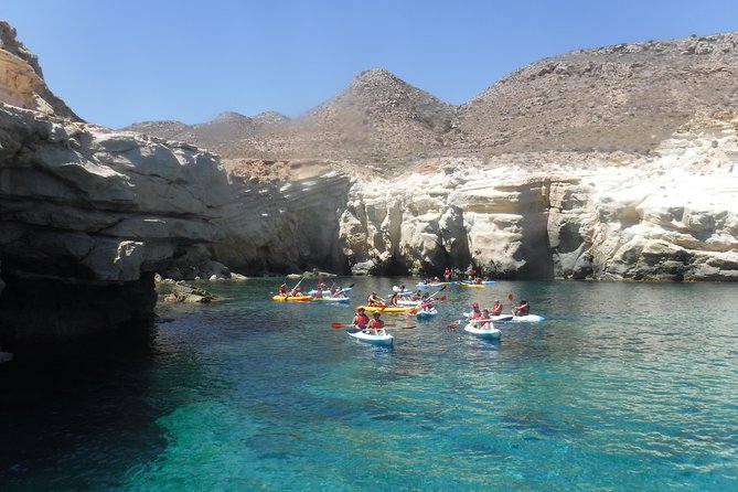 Kayaking tour through volcanoes of Cabo de Gata Natural Park - Meeting at Cala del Cuervo in Las Negras