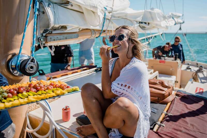 Key West Afternoon Sail, Snorkel, Kayak & Sunset Excursion - Sunset and moonrise on the return