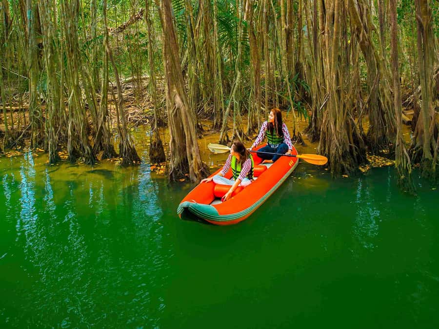 Khao Lak's Little Amazon: Canoe, Trek & Waterfall Day Trip - Rommanee Hot-spring: a simple natural spa stop