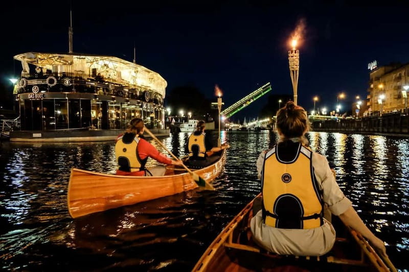Klaipeda: Evening Guided Tour by Wooden Canoe - Key points to know before you book