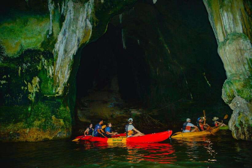 Ko Lanta: Full-Day Mangrove and Sea Cave Kayaking Experience - Koh Talabeng brings the caves and the best scenery