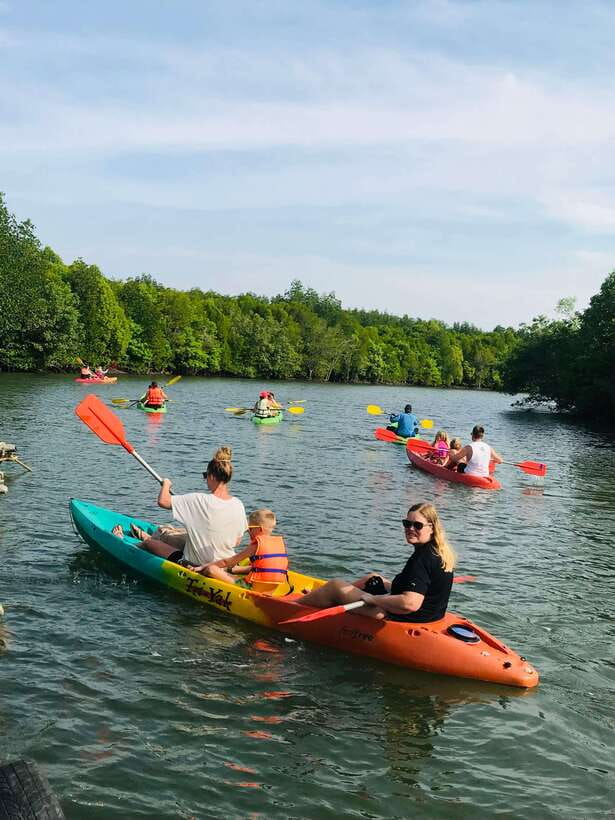 Ko Lanta: Half-Day Mangrove Kayaking Tour with Lunch - Out to the wider water and the sea edge