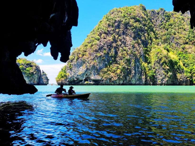 Koh Lanta: Sea Cave Kayaking and Talabeng Island Tour - Seeing the coast from a traditional longtail boat