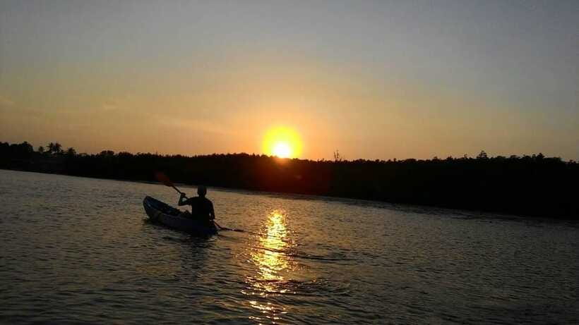 Krabi: Ao Thalane Sunset Kayak adventure (group of 10 max) - Dinner after the paddle