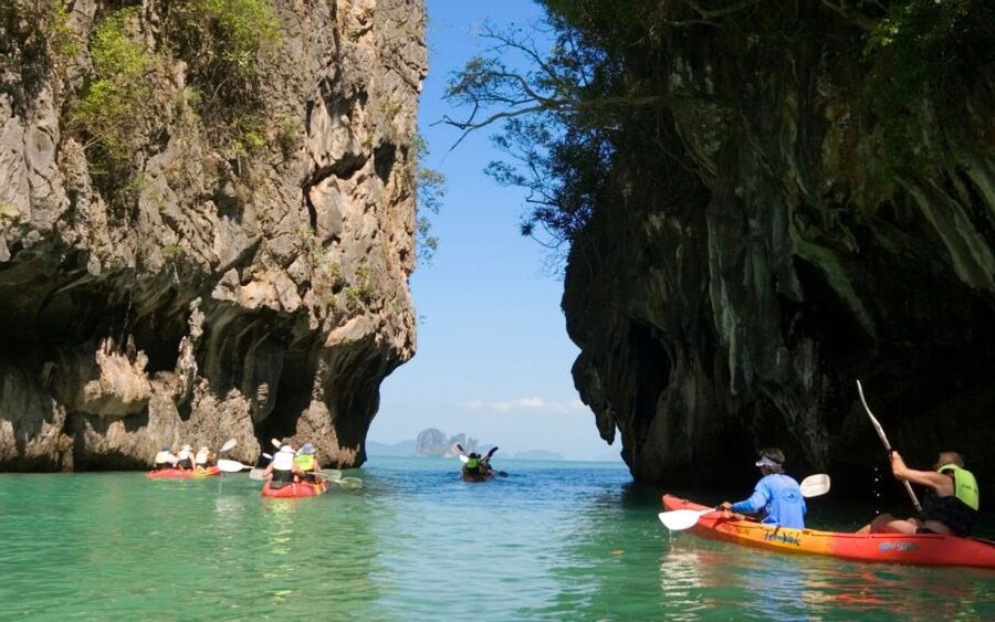 Krabi: Guided Kayaking Tour at Ao Thalane - What the $34 price includes