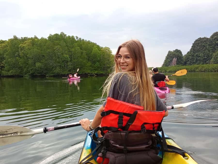Krabi: Half-Day Kayak Adventure at Ao Thalane - Caves, canyons, and the high-tide lagoon route