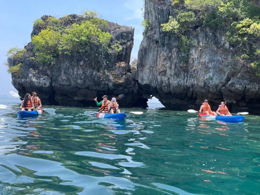 Krabi: Hong Island Tour by Longtail Boat with Kayak Option - The 360-degree viewpoint and the effort required
