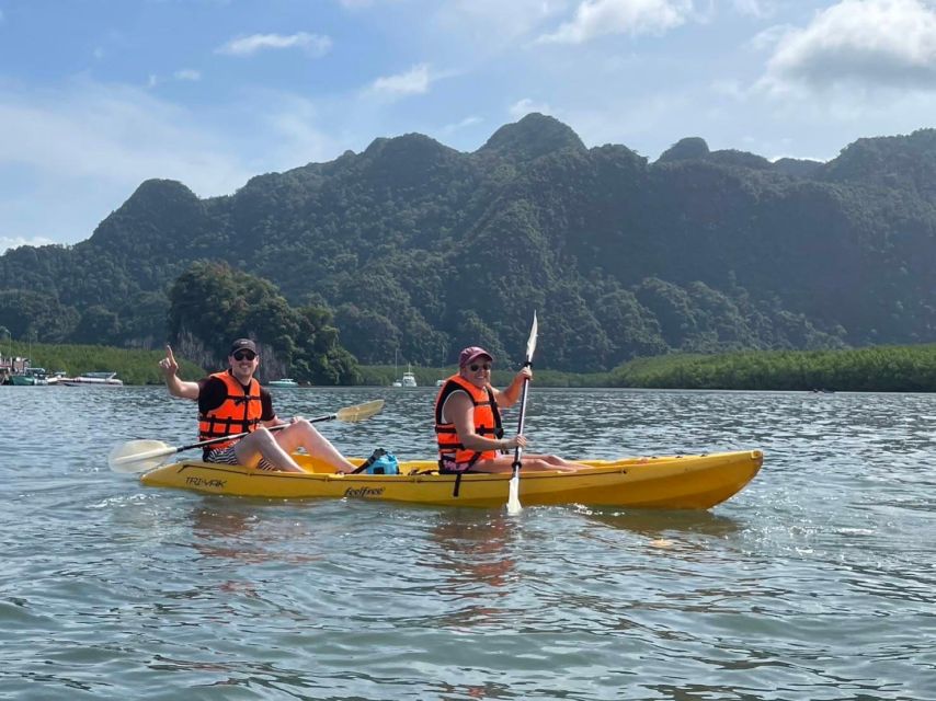 Krabi kayaking Ao thalane - Photo stops, swimming, and a meal onboard