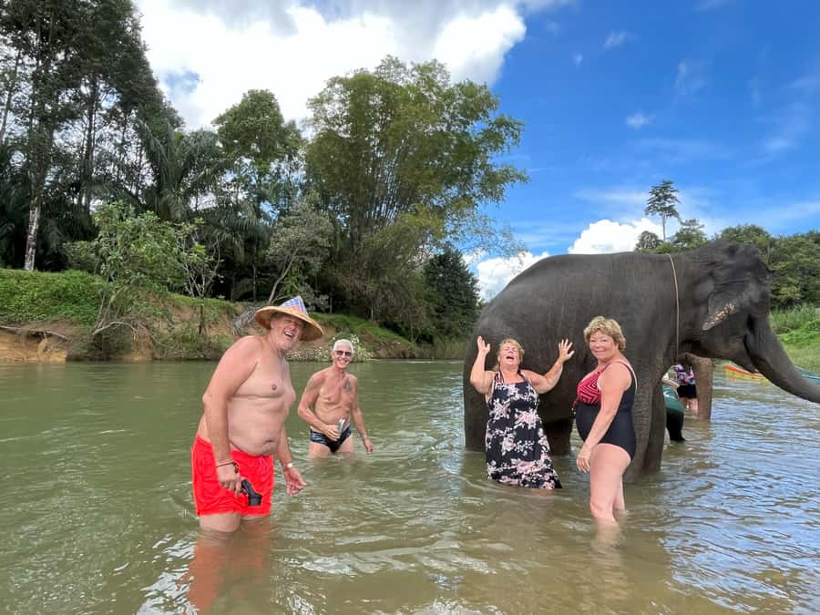 Krabi: Khao Sok Elephant Rescue Center & Bamboo Raft Paddle - The Long Road from Krabi to Khao Sok