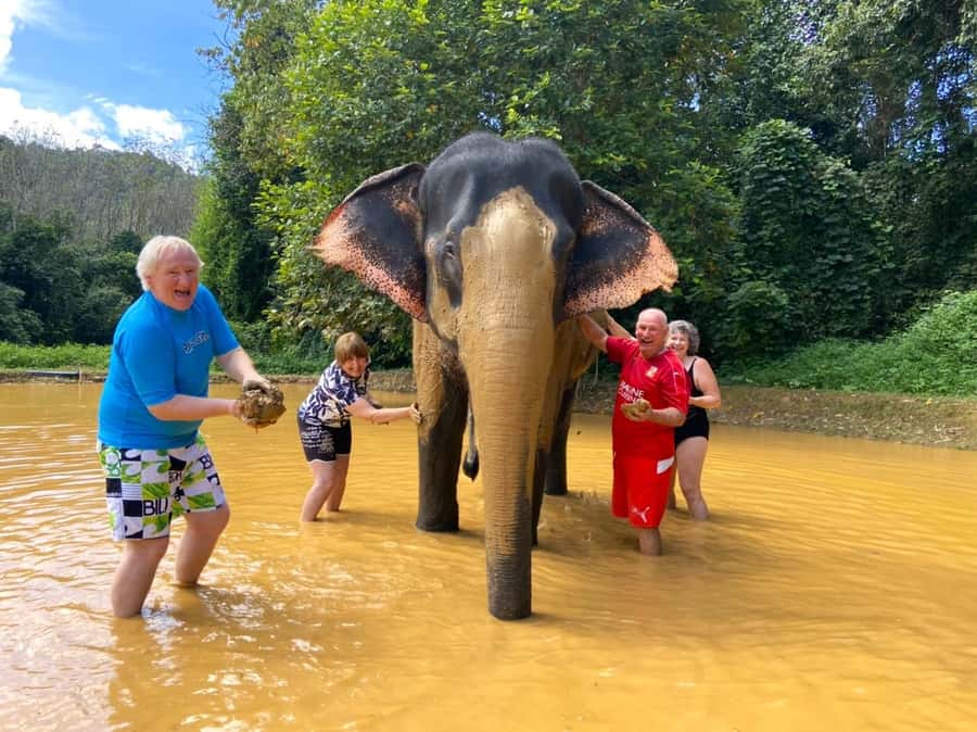 Krabi: Khao Sok Elephant Rescue Center & Bamboo Raft Paddle - Khao Sok Viewpoint and the First Mountain Views