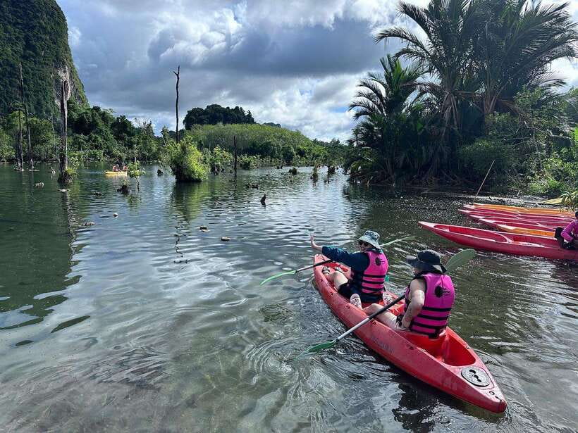 Krabi: Klong Root (Crystal lake) Kayaking tour - Pineapples, fruit, and a taste of local farming