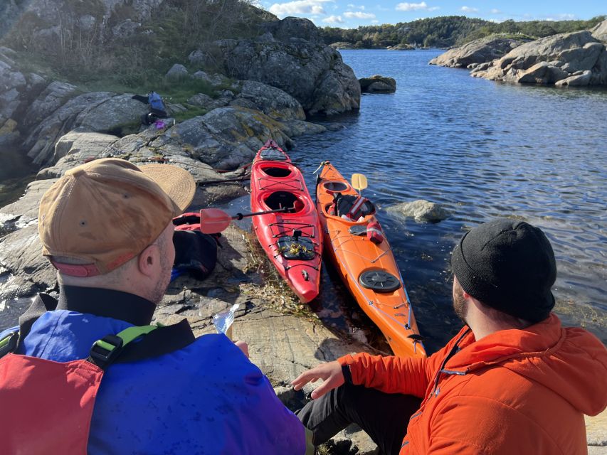 Kristiansand: Scenic Double Sea Kayak Tour around Odderoya - Around historic Odderøya by changing route