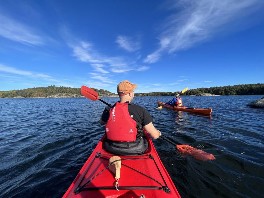Kristiansand: Scenic Double Sea Kayak Tour around Odderoya - Kilden, the art silos, and the city view