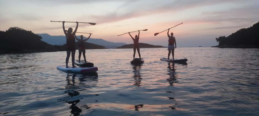 Ksamil islands: Stand-Up Paddle Tour (SUP Tour) - The 20-Minute Beach Break