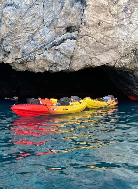 La Herradura: Kayak & Snorkel Tour Maro-Cerro Gordo Reserve - The first paddle: learning before exploring