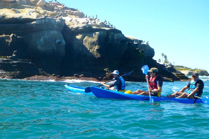 La Jolla Sea Caves Kayak Tour For Two (Tandem Kayak) - The kayak surf ride back to shore