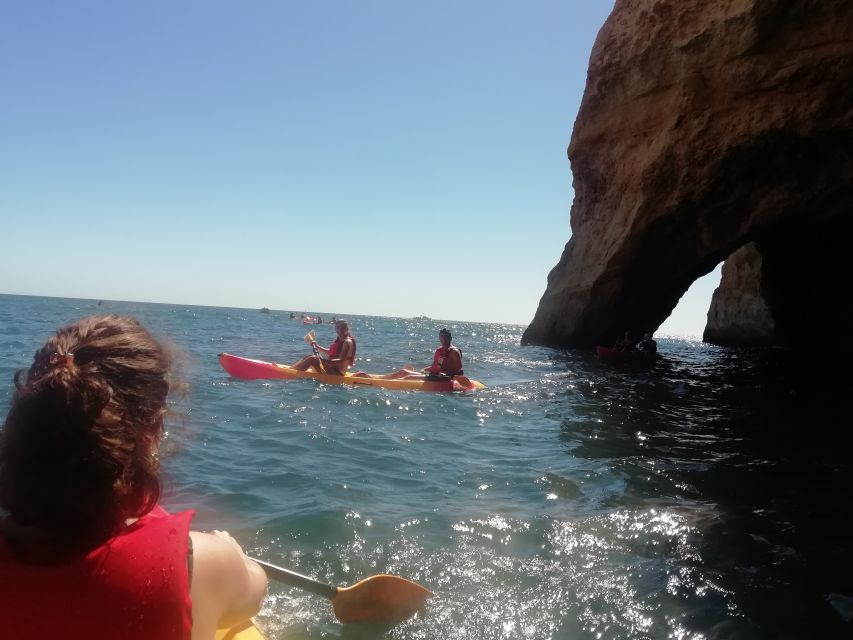 Lagoa: Benagil Cave and Marinha Beach Guided Kayaking Tour - What to Bring and What Not to Expect