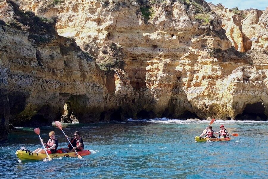 Lagos: Guided Kayak Tour - My call: book it if you want the coast up close